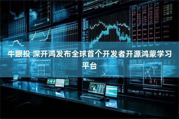 牛跟投 深开鸿发布全球首个开发者开源鸿蒙学习平台