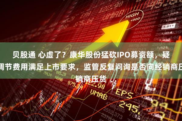 贝股通 心虚了？康华股份猛砍IPO募资额，疑似调节费用满足上市要求，监管反复问询是否向经销商压货