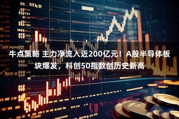 牛点策略 主力净流入近200亿元！A股半导体板块爆发，科创50指数创历史新高